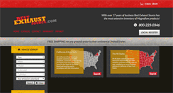 Desktop Screenshot of bestexhaustsource.com